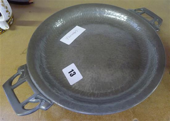 Tudric pewter dish